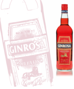 GinRosa All NATURAL Aperitivo 1L bottle from Milan, Italy